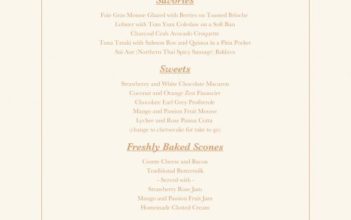 【ウェンディー限定プロモ】スパとのお得なセットもご用意！アフタヌーンティー@137 ピラーズ スイーツ＆レジデンス バンコク 7