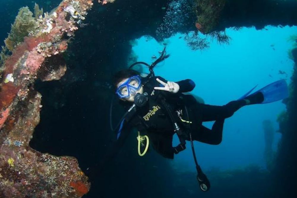 バリ島で体験ダイビング 1