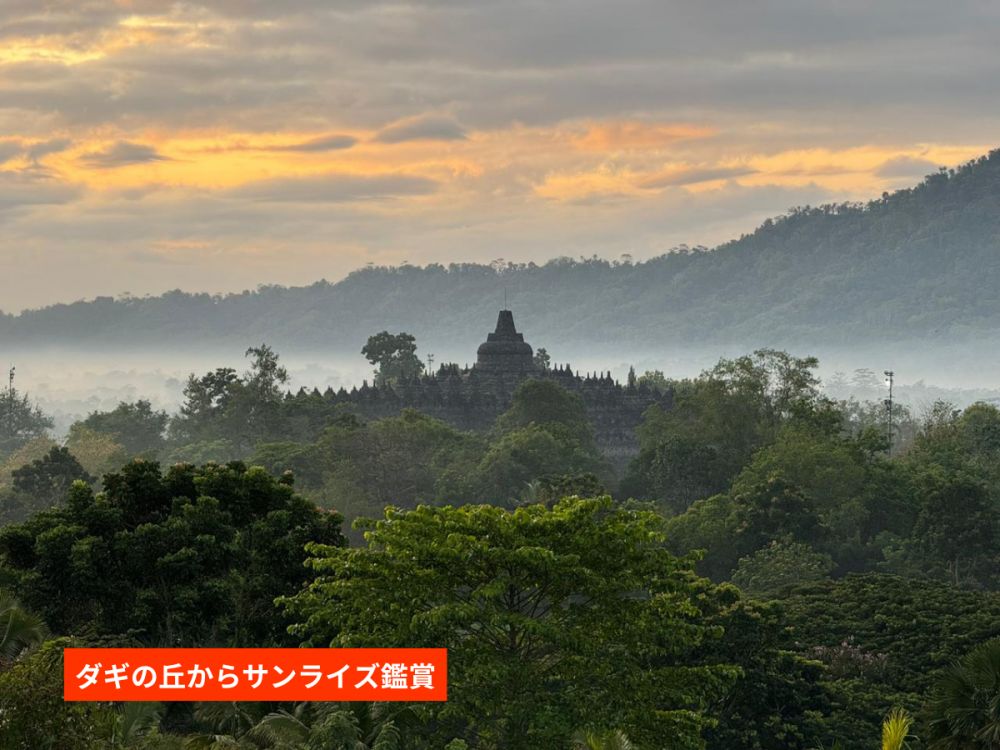 【ジョグジャカルタ発】幻想的な朝焼けを堪能!ボロブドゥール遺跡サンライズ半日ツアー 3