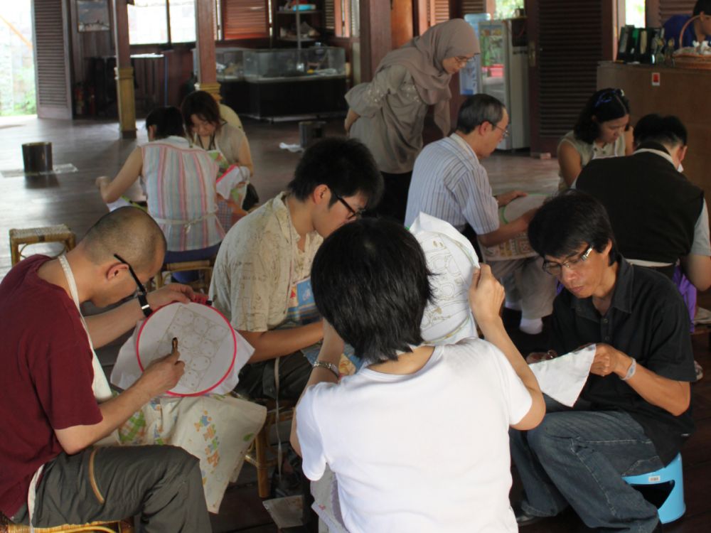 半日バティック作成体験 3