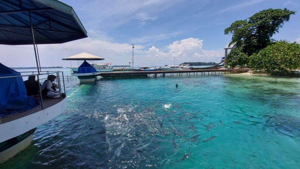 ジャカルタから1時間30分！プラウスリブにあるプトゥリ島ツアー 8