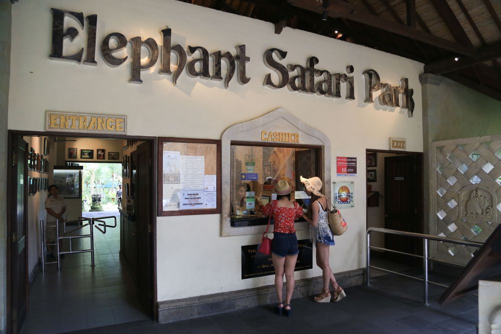 バリ島でエレファントサファリ 2