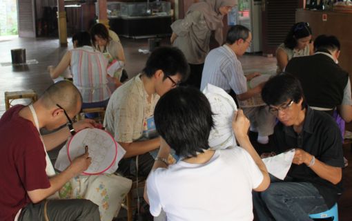 半日バティック作成体験 3