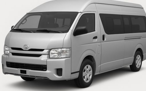 7人乗りハイエース利用(【ラブアンバジョ】専用車利用 日本語ガイド付き空港送迎)
