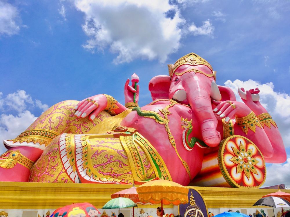 チャチュンサオ・三大ガネーシャ巡りと黄金寺院 5