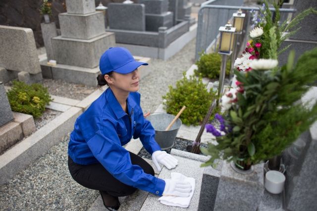 【日本】リモートお墓参り+お掃除代行 2