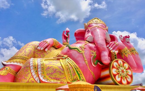 チャチュンサオ・三大ガネーシャ巡りと黄金寺院 5