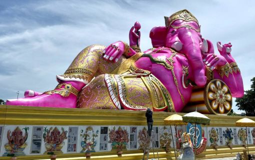 チャチュンサオ・三大ガネーシャ巡りと黄金寺院 6