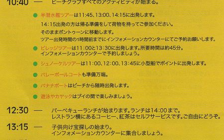 ベーシックプラン(バリハイ ビーチクラブクルーズ)