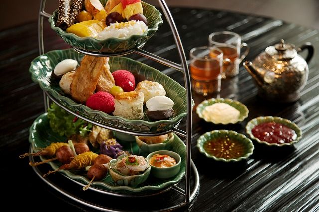 エラワンティールーム＠グランド・ハイアット・エラワン・バンコク（アフタヌーンティー，タイ料理夕食） 1