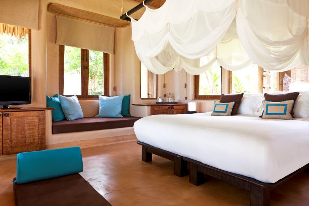 ヴィラ共通ベッドルーム