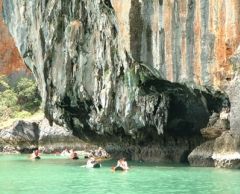 カヌー乗船体験