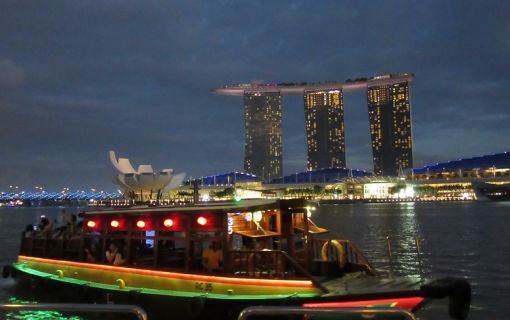 混乗車プラン　夕方発！シンガポール夜景ツアー(食事つき)