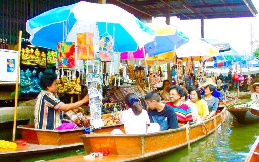 【バンコク発】バンコクでも会えます！首長族とダムヌンサドゥアック水上マーケット（タイ料理ランチ付プランあり） 6