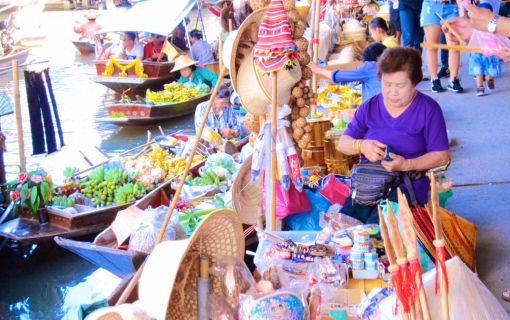 【バンコク発】バンコクでも会えます！首長族とダムヌンサドゥアック水上マーケット（タイ料理ランチ付プランあり） 5