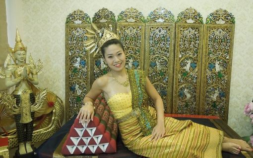 ITDAタイ文化交流センター (タイ民族衣装で記念撮影, バンコク) 7