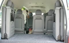 ウェンディーバンの後部（一例）