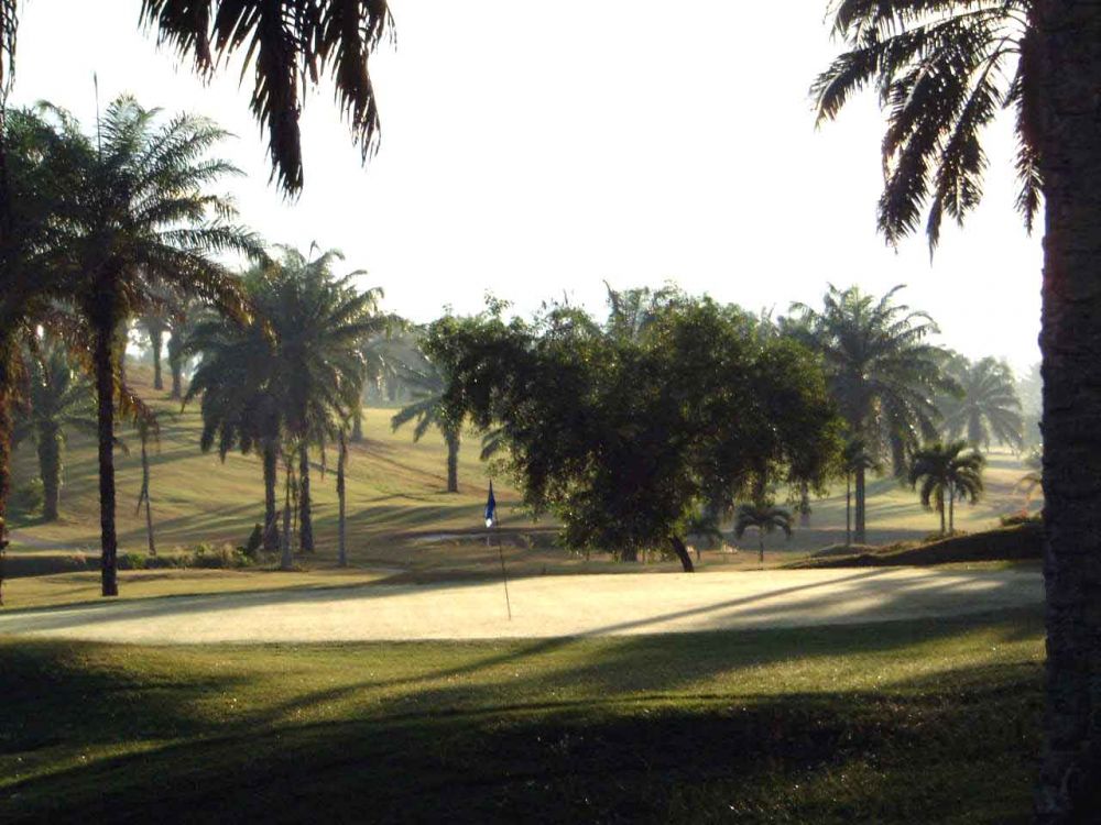 9番ホール グリーン