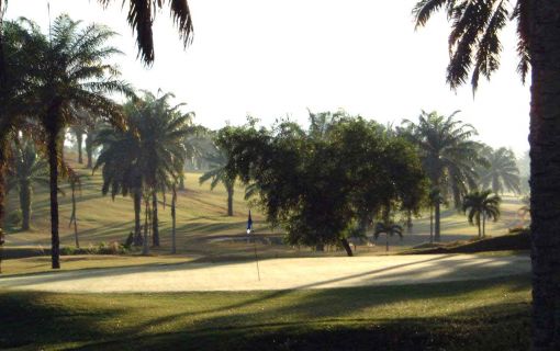 9番ホール グリーン