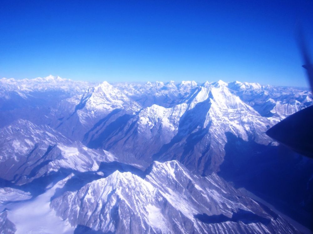 ヒマラヤ遊覧飛行
