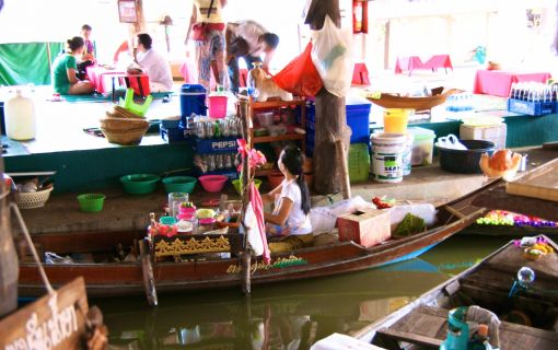 アユタヤ水上マーケット