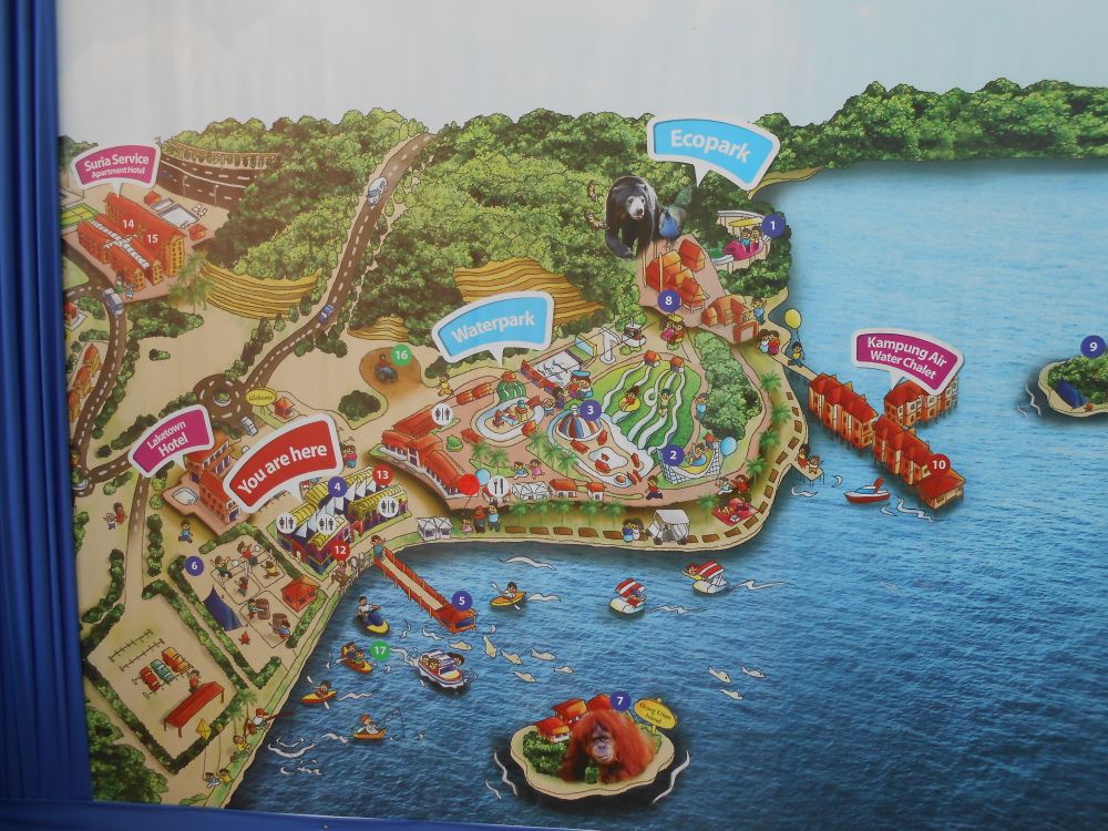 ブキメラレイクタウンリゾートマップ