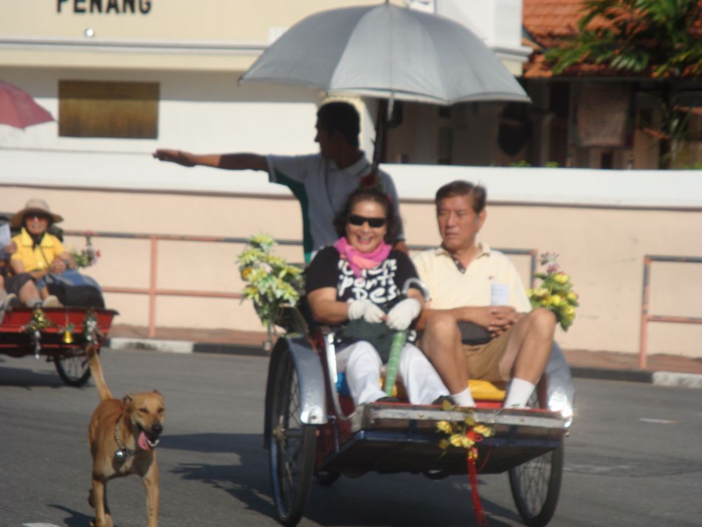 ペナン Jalan Jalan！B級グルメを堪能、トライショーとフェリー乗船付き！＜夕方発観光＞ 3