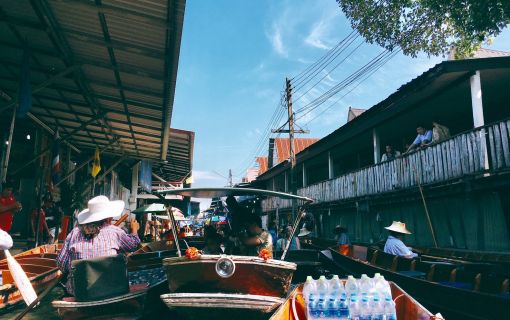 【バンコク発】エレファント･ライドと水上マーケット 9