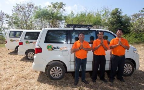 バリ島内ホテルからパダンバイまで往復送迎付き