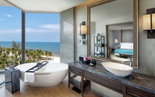 リゾートクラシックオーシャンヴュールーム・リビングルーム