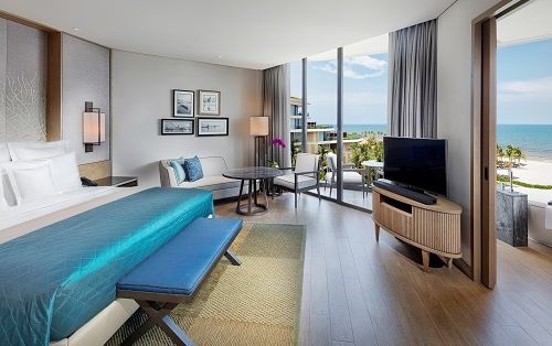 リゾートクラシックオーシャンヴュールーム・ベッドルーム