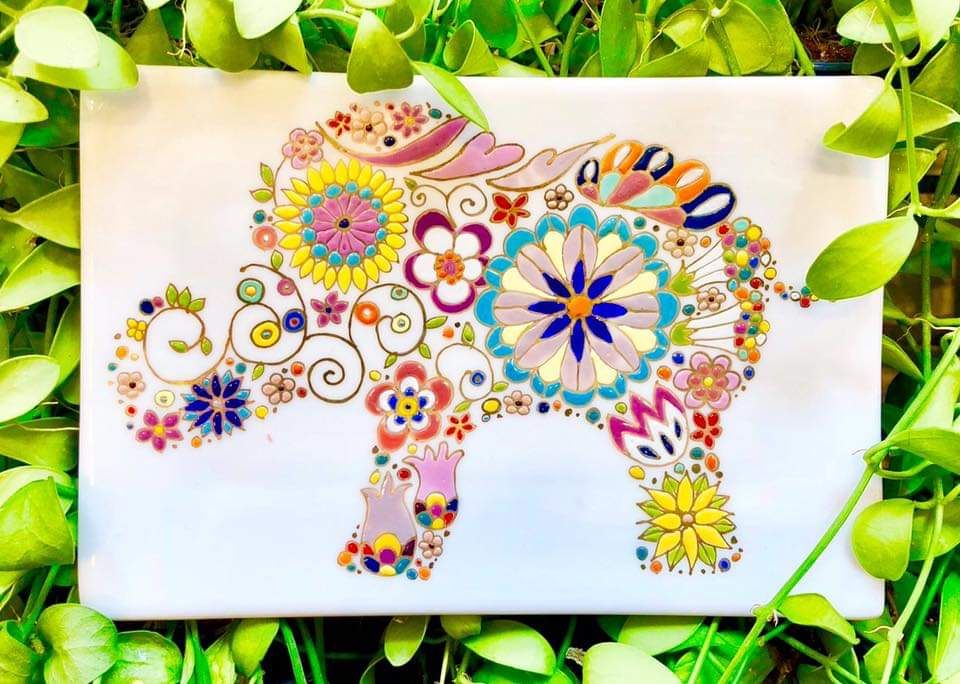 ベンジャロン焼き絵付け体験@ステラ (バンコク) 5