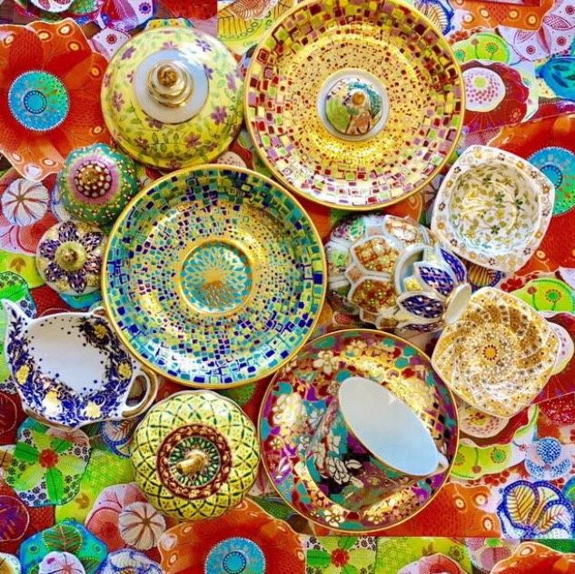 ベンジャロン焼き絵付け体験@ステラ (バンコク) 1