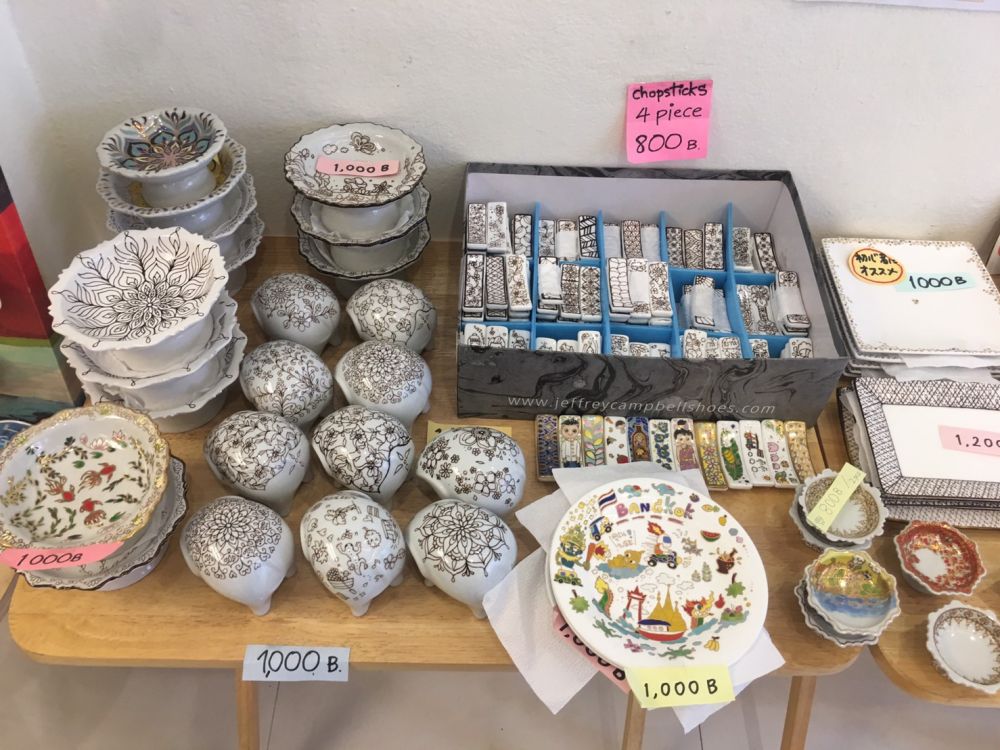 ベンジャロン焼き絵付け体験@ステラ (バンコク) 9