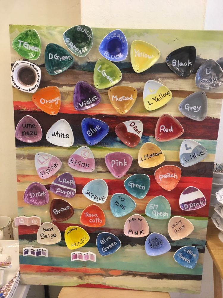 ベンジャロン焼き絵付け体験@ステラ (バンコク) 8