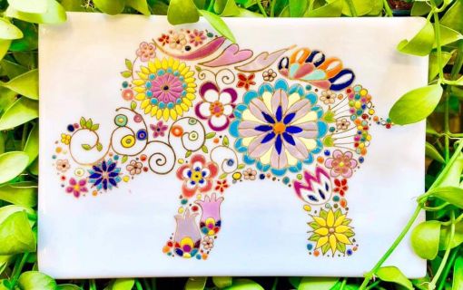 ベンジャロン焼き絵付け体験@ステラ (バンコク) 5