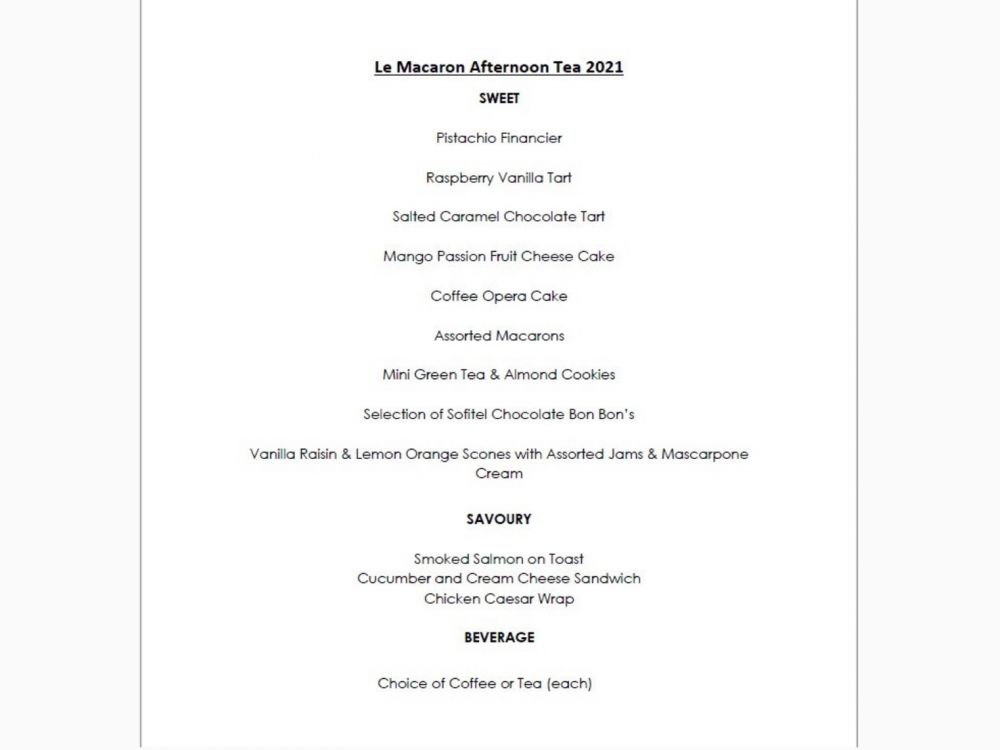 【店内飲食禁止の今！テイクアウトも可能】フレンチアフタヌーンティークーポン@ソフィテルスクンビット！（バンコク）  5