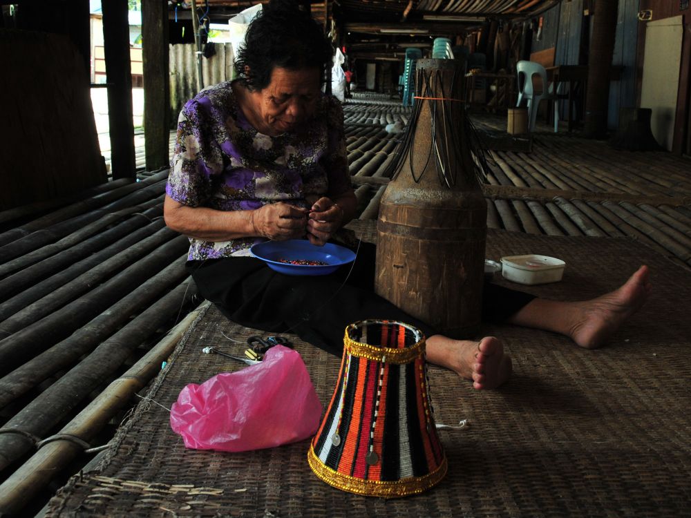ビダユ族のロングハウス(半日) 3