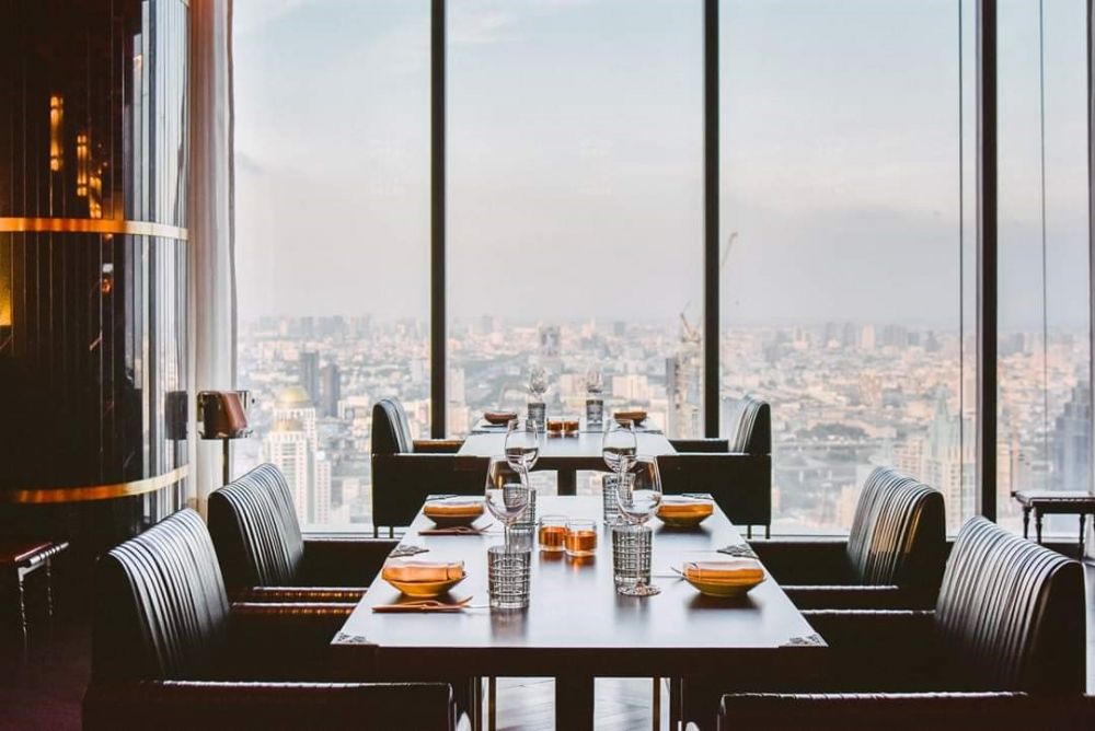 【絶景】3コースランチ『BULL & BEAR』@ウォルドーフアストリアバンコク（バンコク） 1