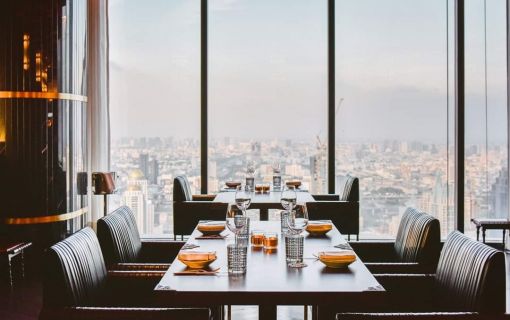 【絶景】3コースランチ『BULL & BEAR』@ウォルドーフアストリアバンコク（バンコク）