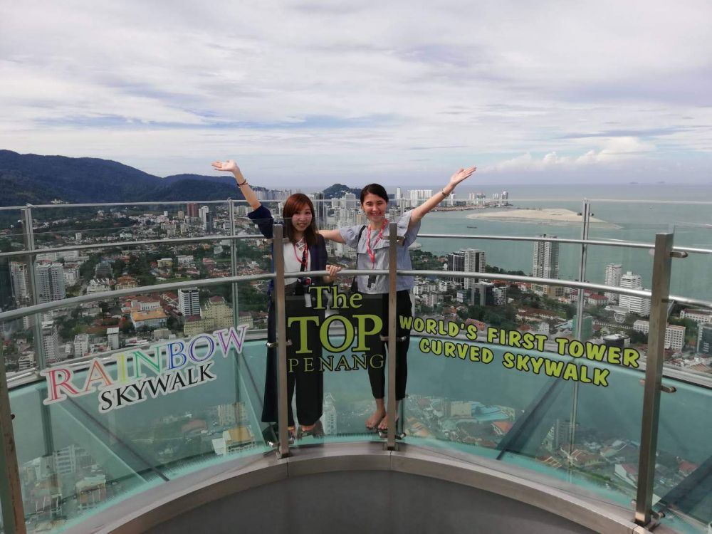 絶景!360度のペナン島の夜景とレインボースカイウォークの空中散歩<夕方発観光> 2