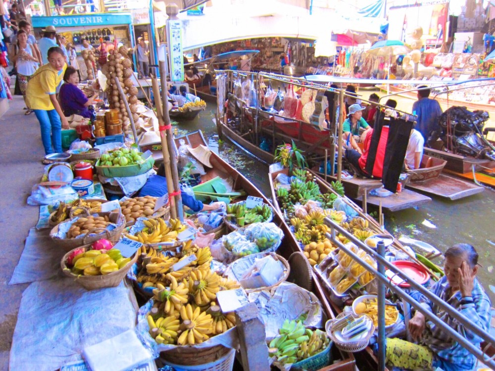 【バンコク/スワンナプーム空港発】ビュッフェ昼食付き！ダムヌンサドゥアク水上マーケット 2