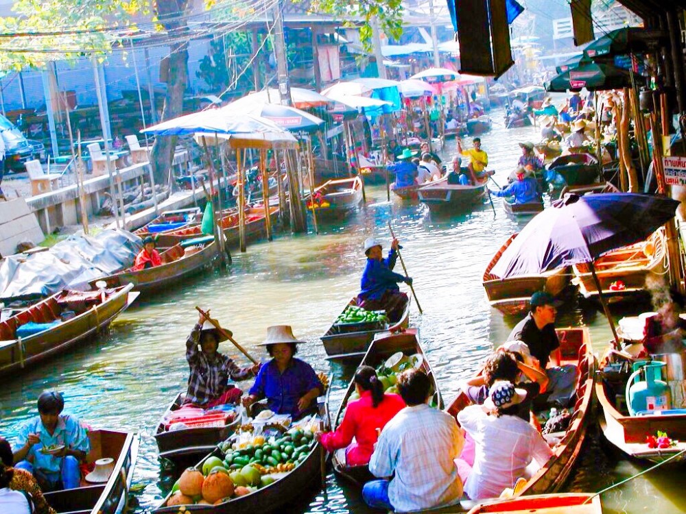 【バンコク/スワンナプーム空港発】ビュッフェ昼食付き！ダムヌンサドゥアク水上マーケット 7