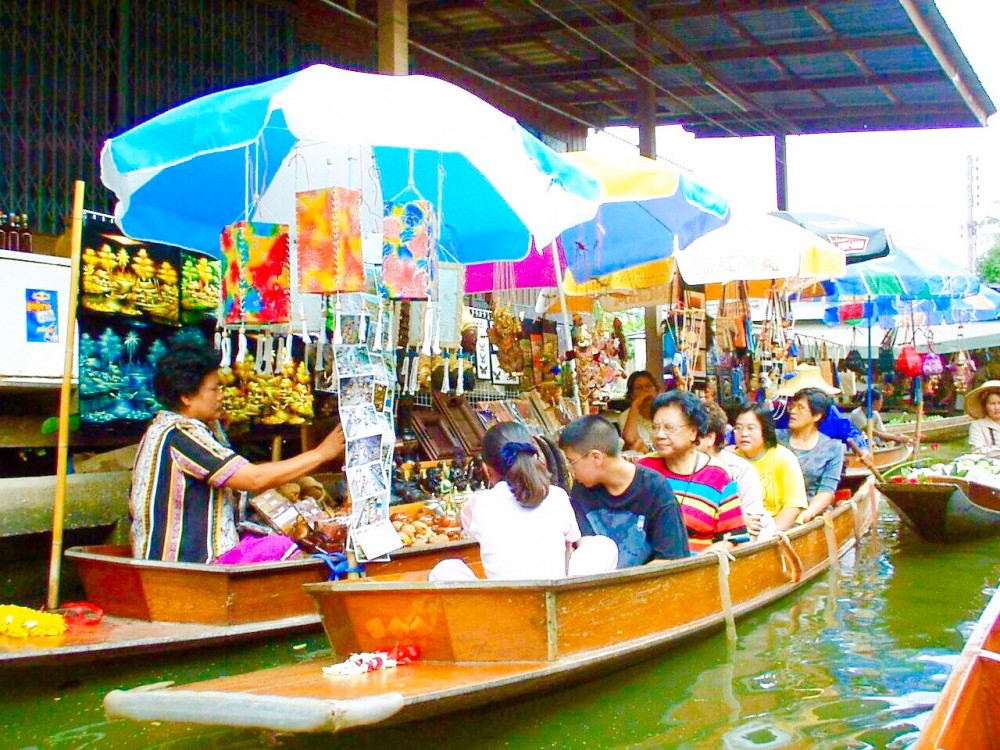 【バンコク/スワンナプーム空港発】ビュッフェ昼食付き！ダムヌンサドゥアク水上マーケット 3