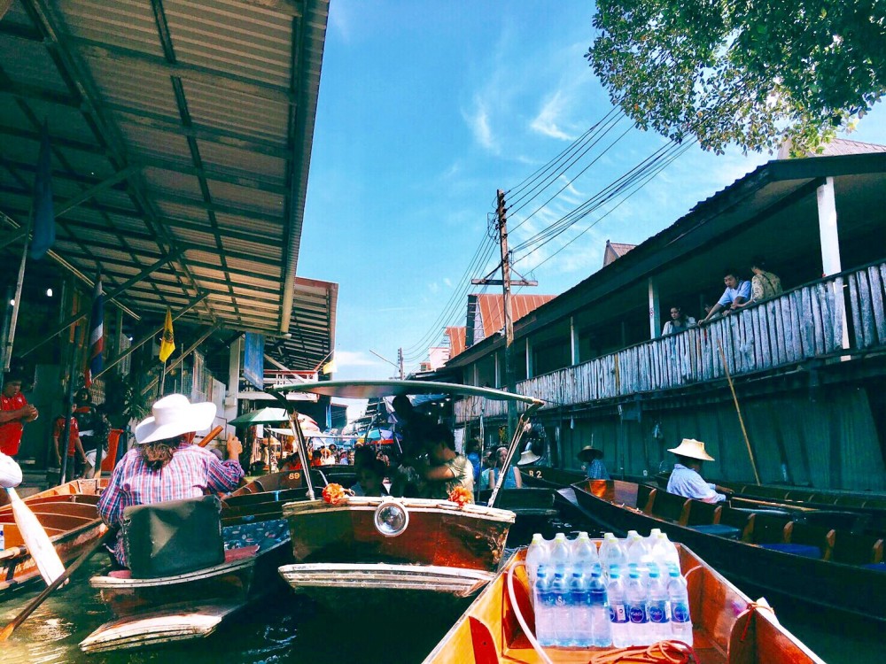 【バンコク/スワンナプーム空港発】ビュッフェ昼食付き！ダムヌンサドゥアク水上マーケット 10