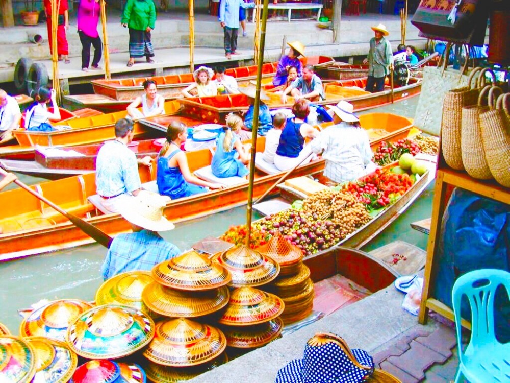 【バンコク/スワンナプーム空港発】ビュッフェ昼食付き！ダムヌンサドゥアク水上マーケット 6